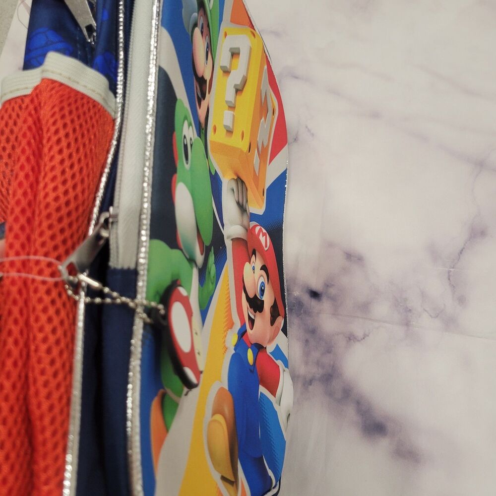 Mario "Game Time" Mario, Yoshi, and Luigi 17" Graphic Backpack - Picture 5 of 5